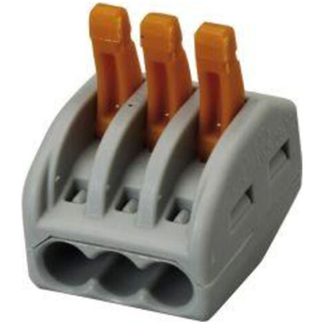 Wago borne enfichable 3 ples 2,5 ,,, sachet de 5 pices avec R,