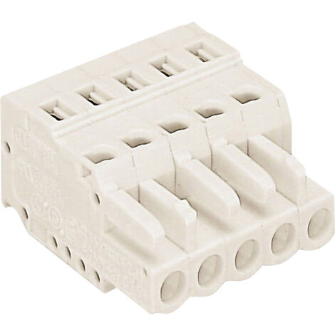 WAGO Buchsengehäuse-Kabel 721 Polzahl Gesamt 3 Rastermaß: 5 mm 721-103/026-000 1 St.