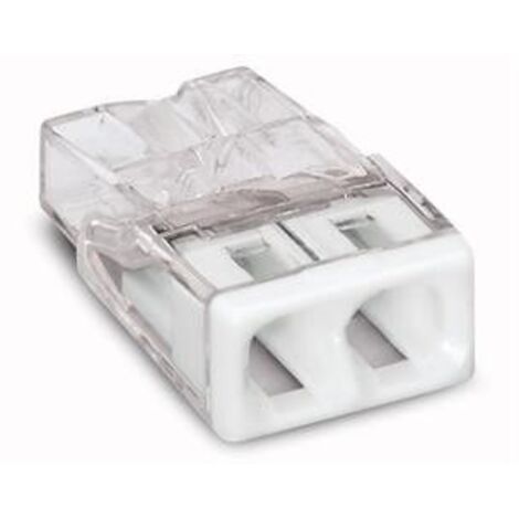 Wago Compact Steckklemme Anzahl Leiter  2, 0,5- 2,5 mm², 10 Stück Sicherungen & Verbindungen