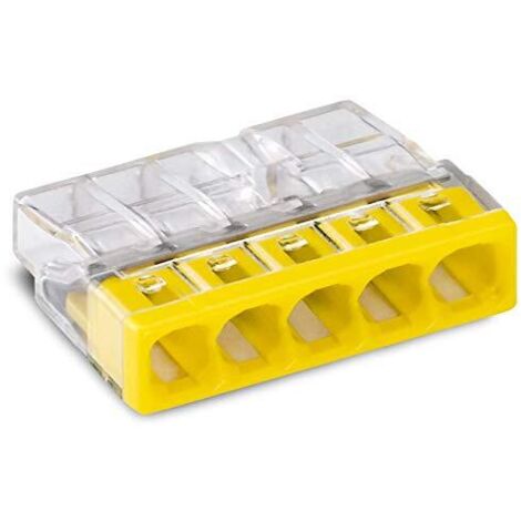 Wago Compact, Trasparente/giallo, 100