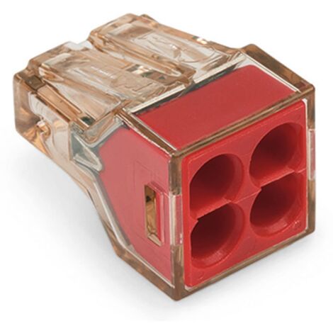 WAGO Dosenklemme 773-604 4Leiter bis 4qmm Deckel rot