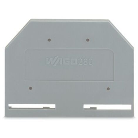 WAGO GmbH& Co. KG Abschlußplatte grau 280-301