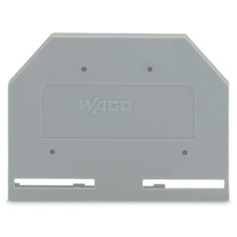 WAGO GmbH& Co. KG Abschlußplatte grau 281-301