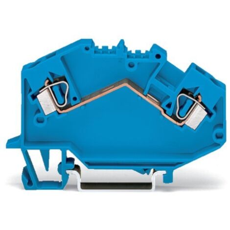WAGO GmbH& Co. KG Durchgangsklemme 0,08-4qmm, blau 781-604