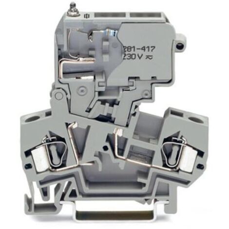 WAGO GmbH& Co. KG Sicherungsklemme 0,08-4mmq grau 281-611/281-417