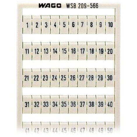 WAGO GmbH& Co. KG WSB-Bezeichnungssystem W: 1-50(2x) 209-566