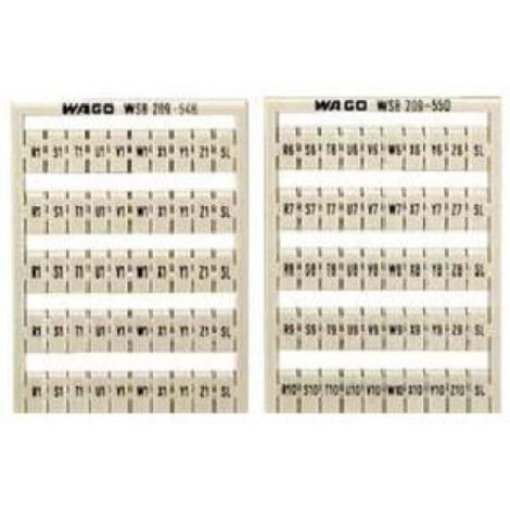 WAGO GmbH& Co. KG WSB-Bezeichnungssystem W: L1,L2,L3,N,PE,L1 209-472 5 Stk