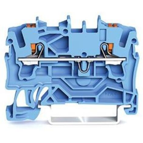 WAGO KONTAKTTECHNIK BORNIER 2202-1204, BLEU, NOMBRE DE PÔLES 2