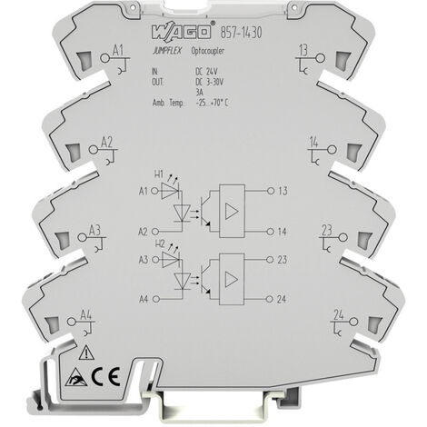WAGO Optokopplerrelais 857-1494  Schaltspannung (max.): 60 V/DC  1 St.