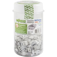 Wago - Pot de 100 mini bornes de connexion automatique 2 entrées S2273