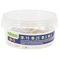 WAGO - Pot de 50 bornes de connexion automatique S2273 2,3,5 et 8 entrées