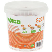 WAGO - Seau de 200 bornes de connexion automatique S221 2,3 et 5 entrées