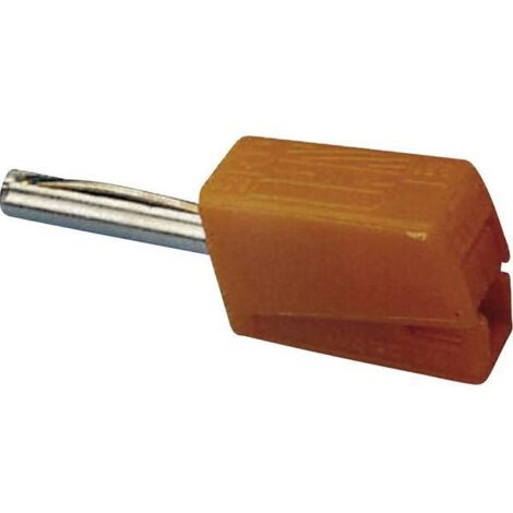 WAGO Spina a banana Spina dritta Ø perno: 4 mm Arancione 1 pz.