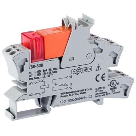 Wago STECKSOCKEL M.RELAIS 1W 230V (788-508)