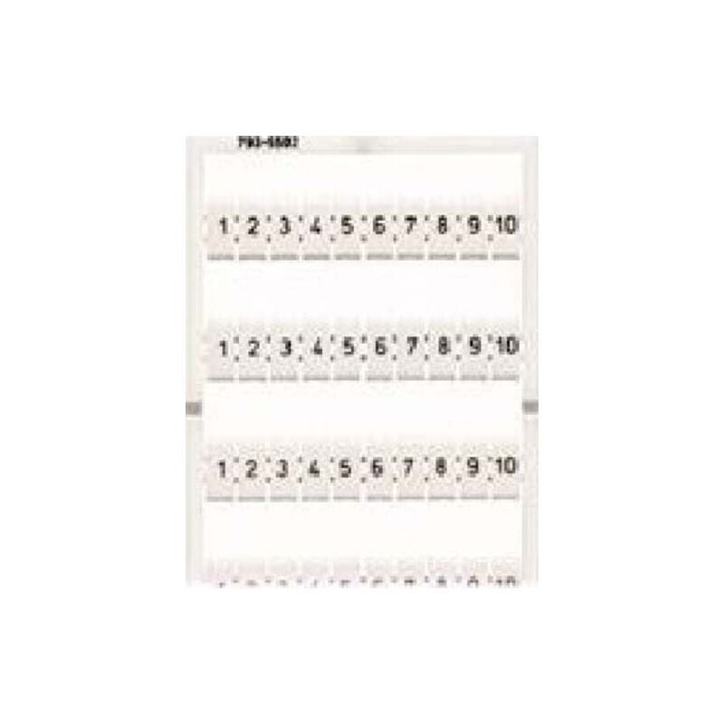 Wago - wmb de titre 2 x 51-100, 793-5507