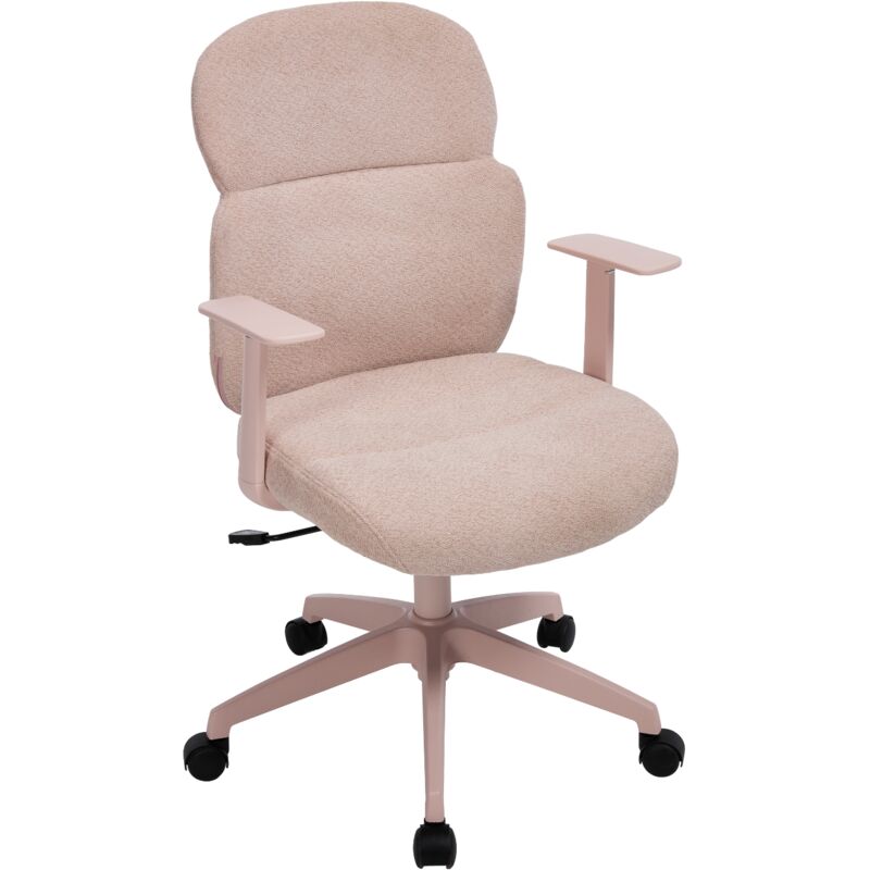 Wahson Office Chairs – Chaise de bureau ergonomique en chenille – Dossier courbé pour soutien lombaire – Hauteur réglable 93-100 cm – Pivotante 360°