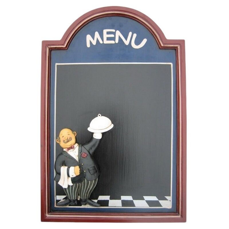 Waiter Menu Blackboard - L3 x W40 x H60 cm