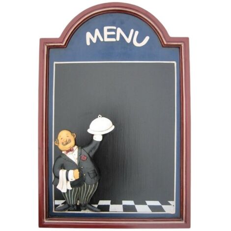 Waiter Menu Blackboard - L3 x W40 x H60 cm