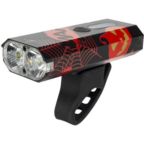 Wake Fahrradlicht 600 USB aufladbares regensicheres Fahrradlicht-Set mit Halter 2000 mAh Fahrradlichter, rot