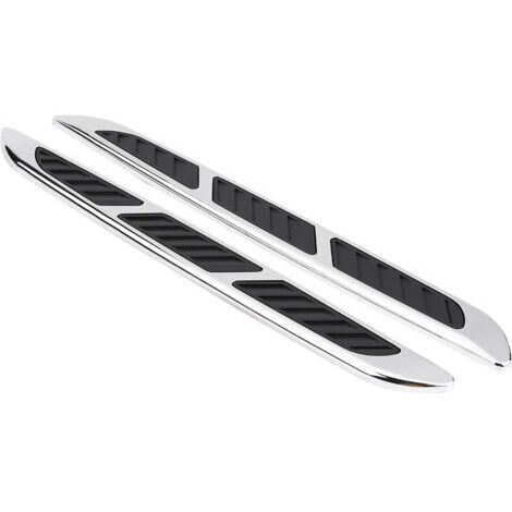 Wakects COUVERTURE AIR AIR COUVERTURE COUPE Côté Décoratif 2pcs avec Ruban Adhésif Double Face pour une Installation Facile à Installer des Intempéries ABS Matériau ABS
