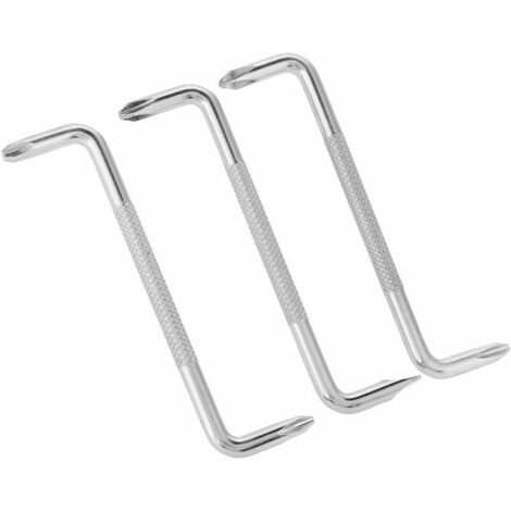 Wal Front 3 Teile / Los Offset-Schraubendreher-Set, rechtwinkliger Schlitz Z-Kreuzschlitz-Schraubendreher-Handwerkzeug