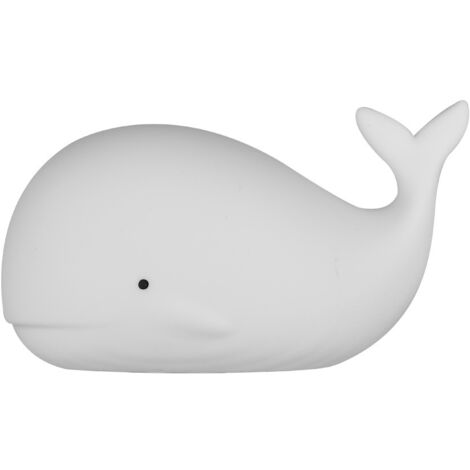 Wal-Nachtlicht aus Silikon, Strandzimmer-Deko, Schreibtischlampe, Spielzeug, Schlafzimmerdekoration, Geschenk für Kleinkinder, Mädchen und Jungen, Babys, Kinder und Teenager