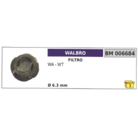 WALBRO filtre tronçonneuse WA - WT Ø 6.3 mm 006684