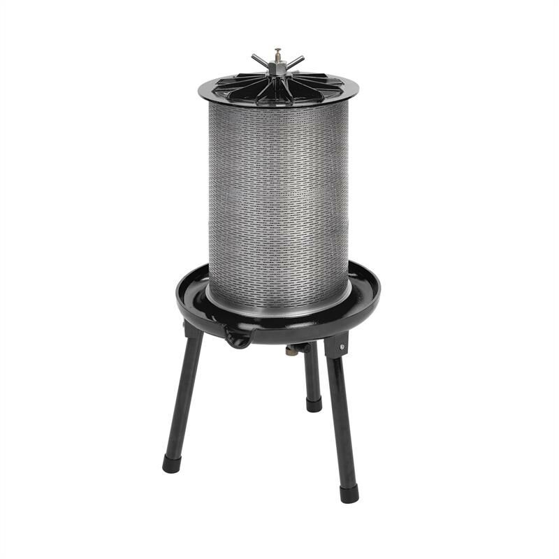 

Waldbeck - Fruit Punch 40 exprimidor hidráulico 40L 3Bar incluye tela filtrante acero inoxidable negro