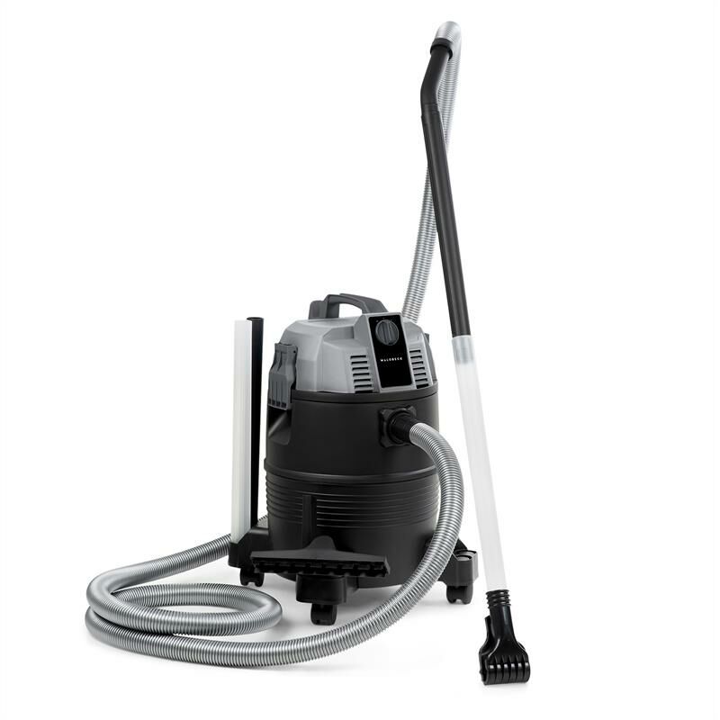

Waldbeck - Lakeside Power Aspiradora para estanques y lodo 1400W 18kPa Depósito de 35l Gris