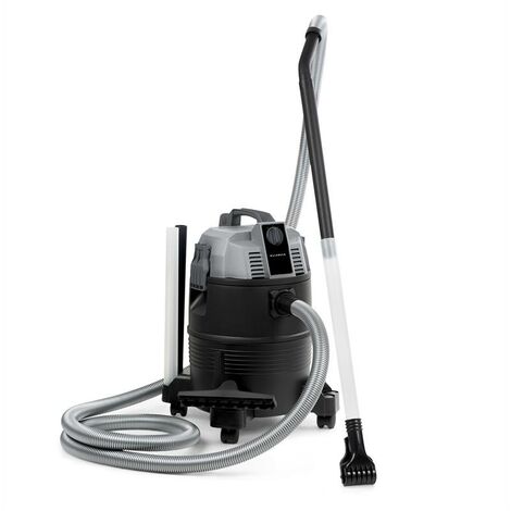 Waldbeck Lakeside Power Aspiradora para estanques y lodo 1400W 18kPa Depósito de 35l Gris