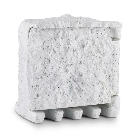 Waldbeck Timer Rock 5 Multiprise de jardin 2 prises 5 m Minuterie Rocher
