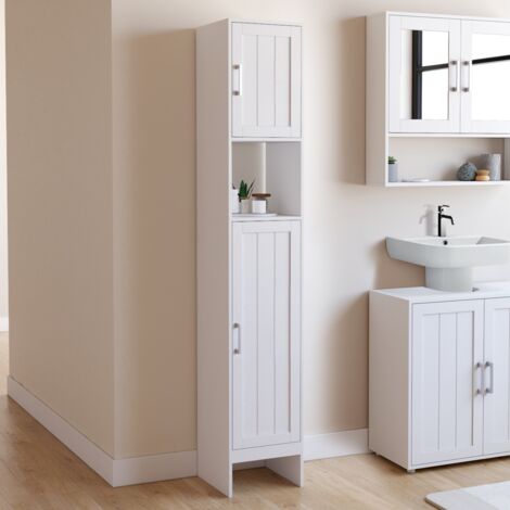WALDO Mueble de baño de 2 puertas blanco