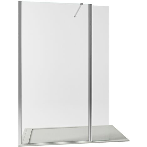 Walk in con aletta orientabile 8mm h195 osiride, seleziona misura 130