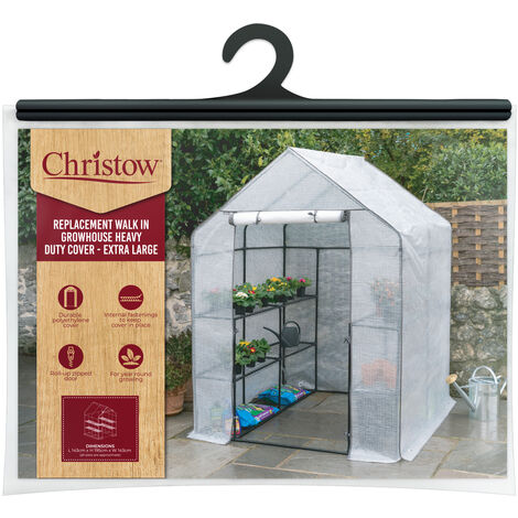 Walk In Greenhouse Cover (Extra Large) - Clear