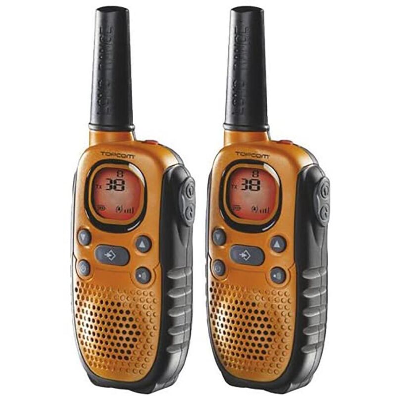 

Walkie Talkie Vig. Carg.bat 8c 10km Alc 2 Pz - Topcom