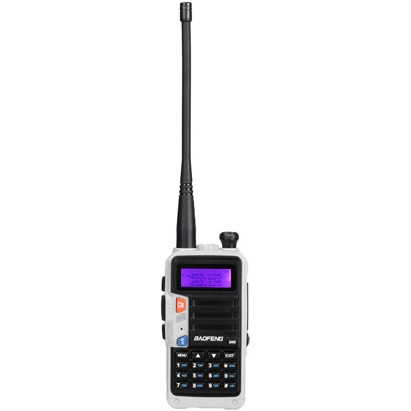 Image of Walkie Talkie baofeng UV-S9 Plus lcd Rx/Tx 136-174 MHz/200-260 MHz/400-520 MHz 128 Canali Argento lbtn