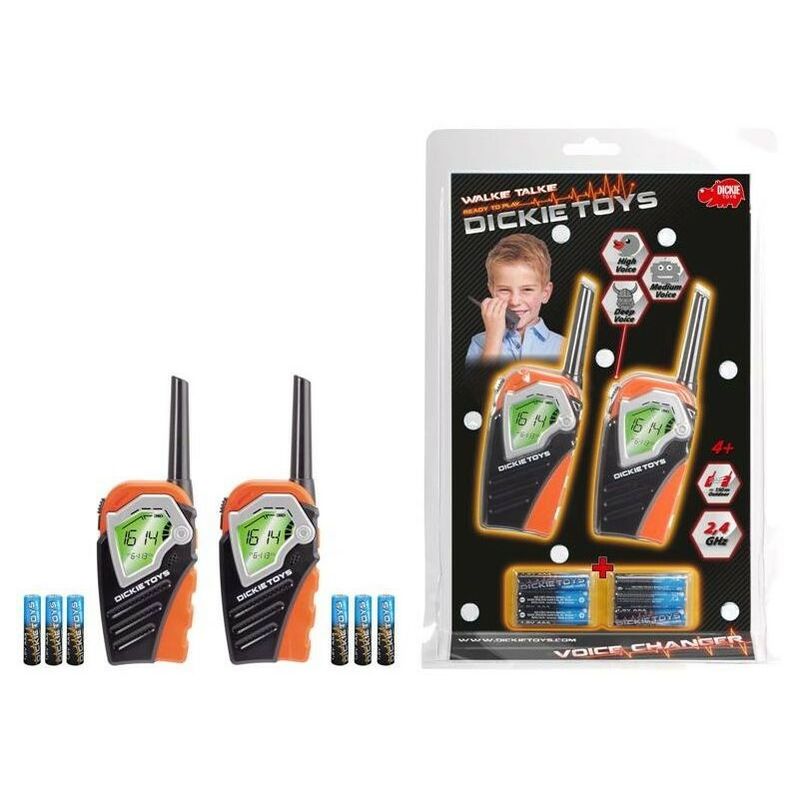 Walkie-talkie dickie toys, con modulatore vocale