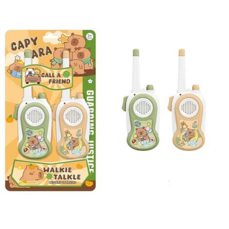 WALKIE TALKIE GIOCATTOLO PER BAMBINI - TEMA CAPYBARA