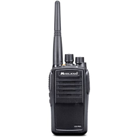 Walkie talkie MIDLAND G15 Pro - Con batería, cargador y clip para cinturón - C1127.03