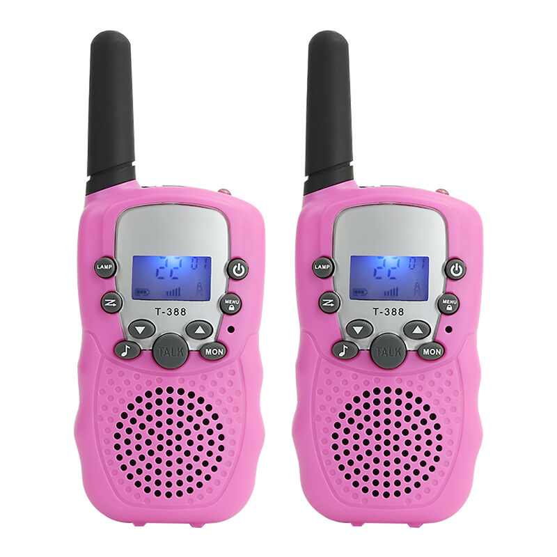 

Walkie Talkie portatil de mano para ninos, radios de 2 vias, 3 km de largo alcance, educativo, interactivo, regalo de cumpleanos para ninos y ninas,