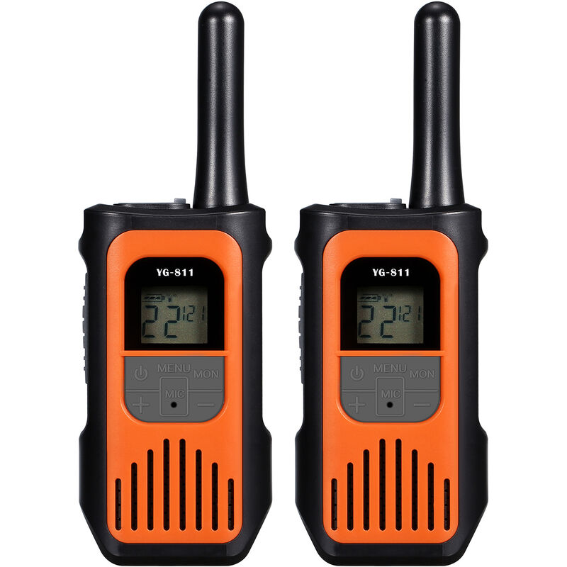 

Walkie Talkies adultos Ninos de Largo Alcance 8 Canal 0.5W radio de dos vias para la familia de actividades al aire libre que acampa yendo, ciclismo,