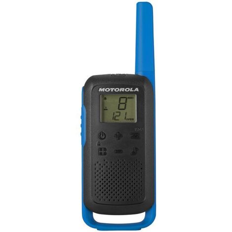 WALKIES MOTOROLA PACK DE 2 UDS T62 AZUL