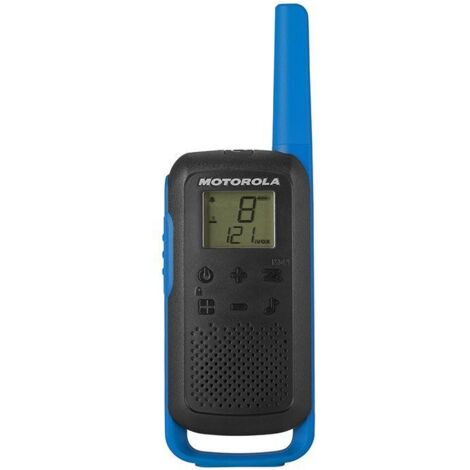 WALKIES MOTOROLA PACK DE 2 UDS T62 AZUL