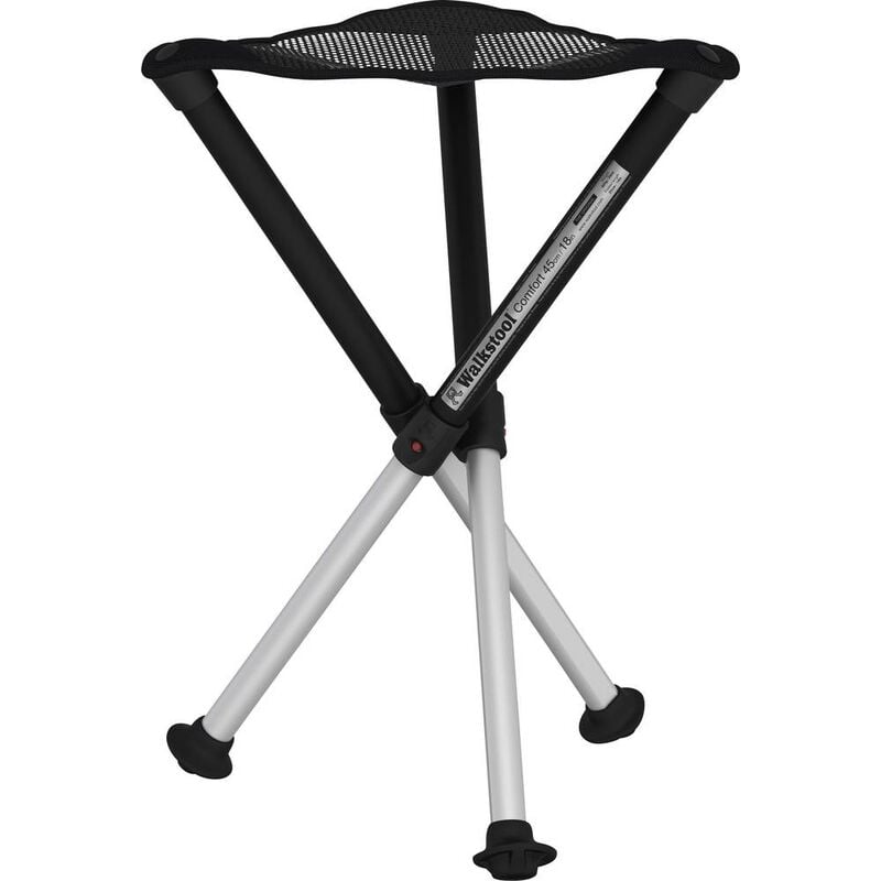 Comfort l Tabouret pliant noir, argent ComfortL Charge (poids) max. 200 kg - argent, noir - Walkstool