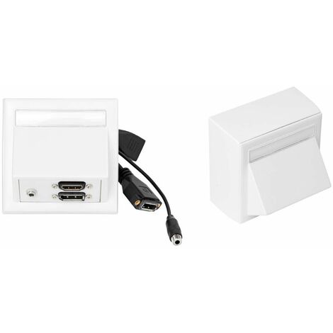Wall box hdmi, displayport
