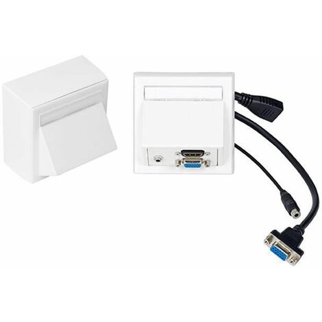 Wall Box VGA. HDMI + 3,5 mm AUD