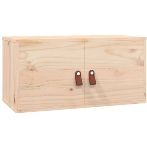 Wall Cabinet 60x30x30 cm Solid Wood Pine vidaXL