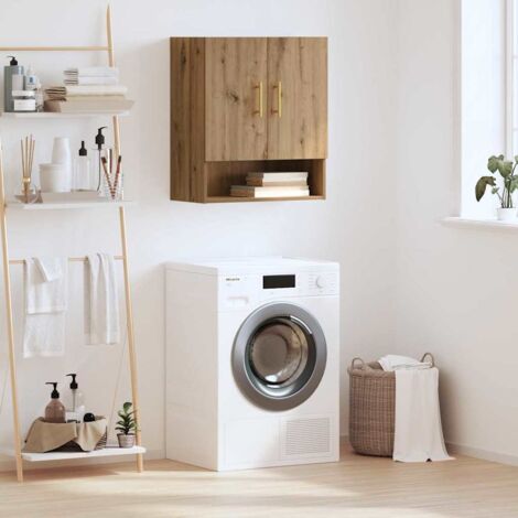 Wall Cabinet Artisan oak 60 x 31 x 70 cm Engineered wood vidaXL