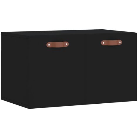 Wall Cabinet Black 60x36.5x35 cm Engineered Wood vidaXL