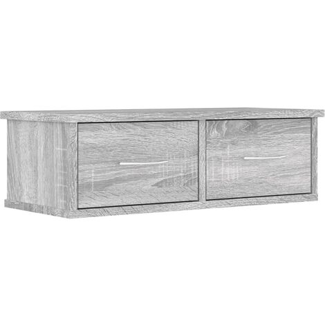 Wall Cabinet Grey Sonoma 60x26x18.5 cm Engineered Wood vidaXL